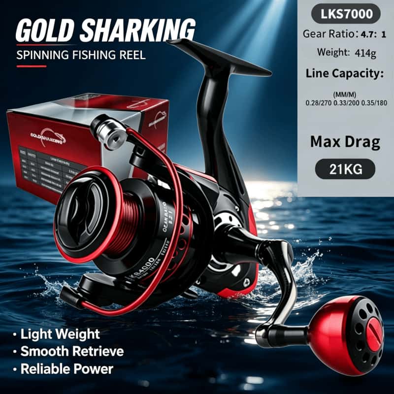 GOLD SHARKING-Spinning Reel, M - đánh giá và giá Abu Garcia Reel Max