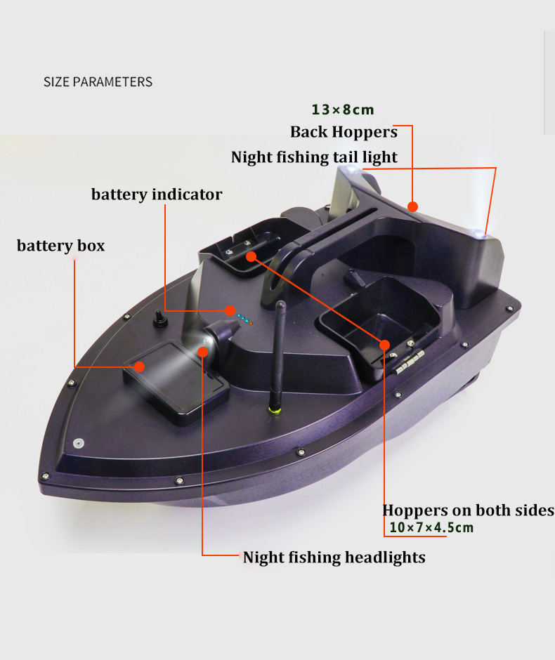 GPS RC Bait Boat fish finder B - đánh giá và giá Fishing Boat Gps