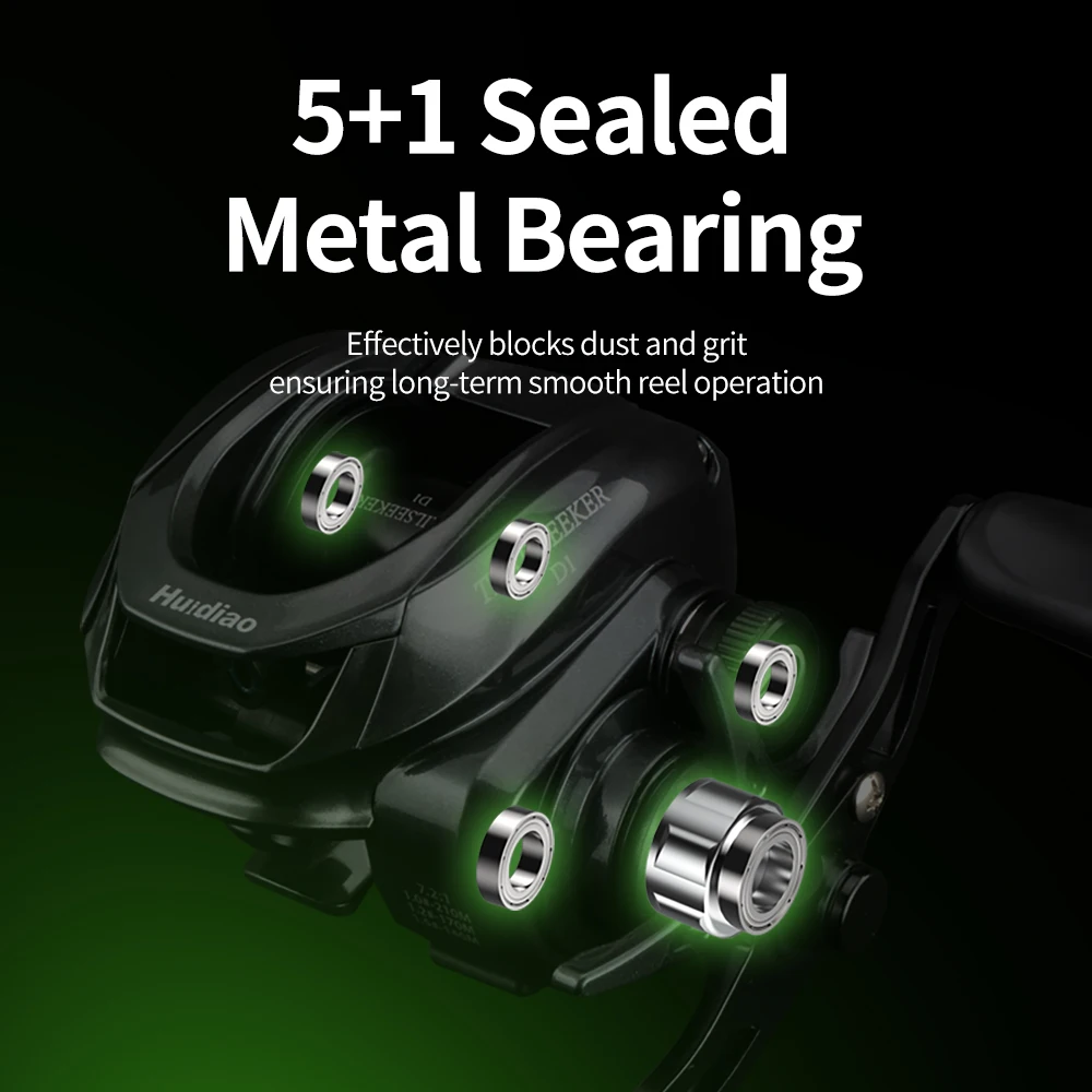 Huidiao TRAILSEEKER DC Baitcas - đánh giá và giá Kastking Reel Zephyr