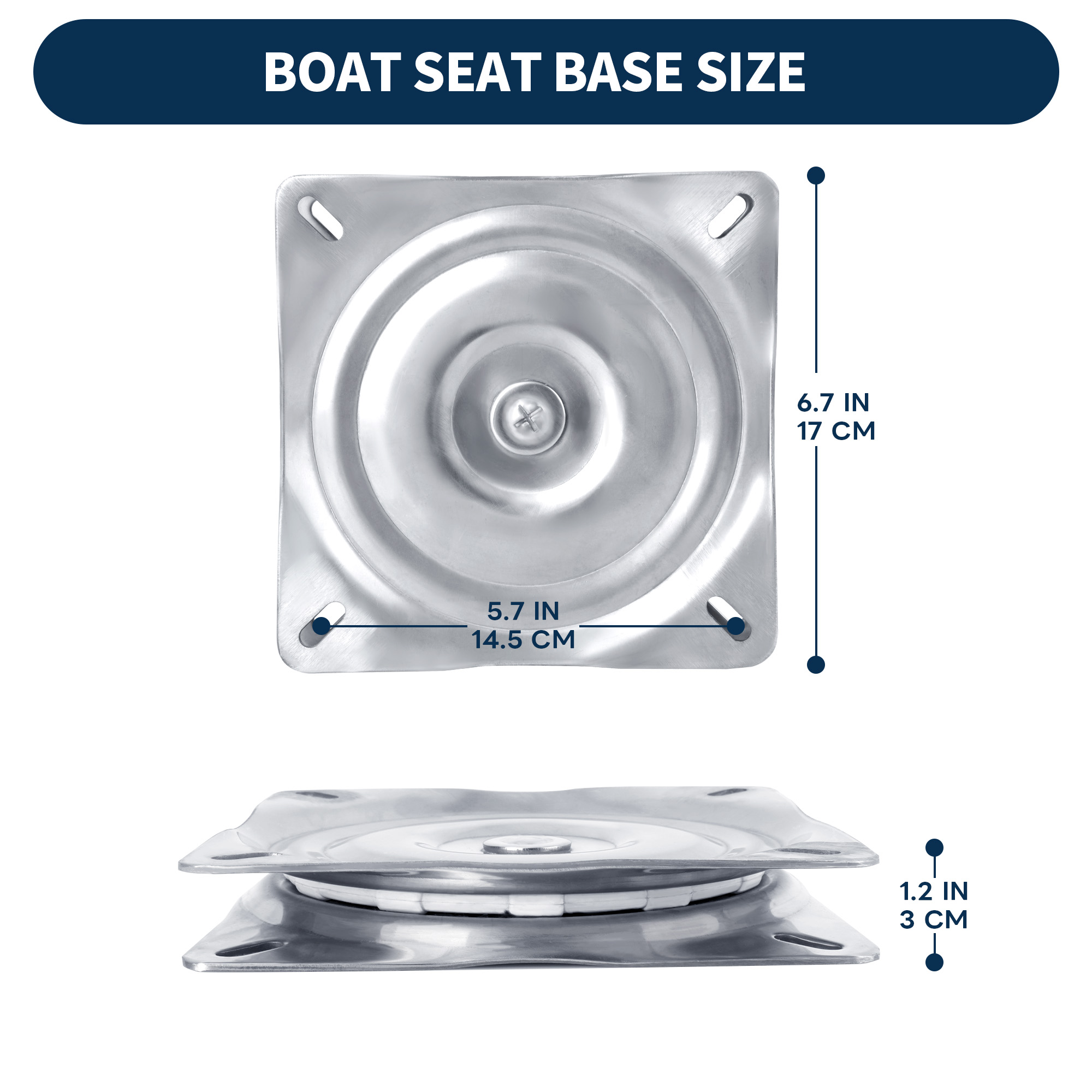 Boat Seat Swivel, 316 Stainles - đánh giá và giá Fishing Boat Steering Wheel