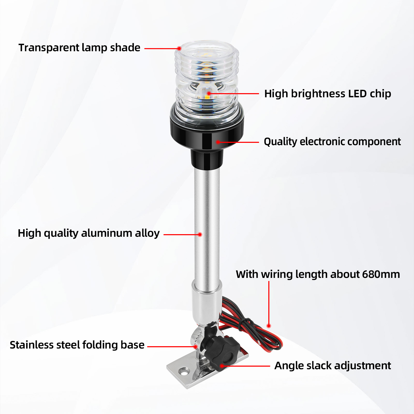 Navigation Light 12inch Marine - đánh giá và giá Fishing Boat Navigation Light