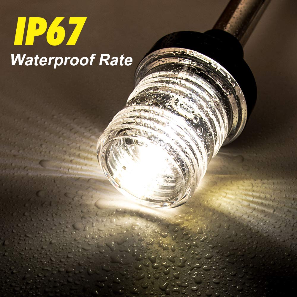 360 Degree White LED Fold Down - đánh giá và giá Fishing Boat Navigation Light